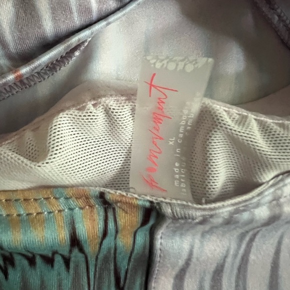 FP Movement by Free People Kindred Spirit Printed Tank Misty Plum Sunspace Combo - Picture 14 of 16